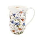 405cc Fine Bone China Daisy Flowers Coffee Tea Mug w Handle Cup w Box