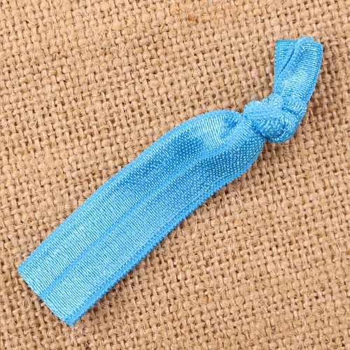 100pcs Elastic Beautiful Holder Colorful Ribbon Hair Ties Knotted Hairband Girl - Picture 4 of 4