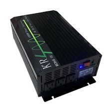 1000W Off Grid Pure Sine Wave Power Inverter 24V to 120V 60HZ LCD USB US stock