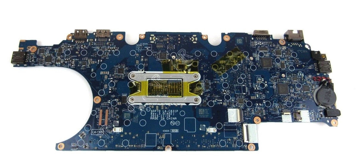 es LAPORTE \"LE RIVAGE\" 証明書付き NEW Dell Latitude 5289 7389 Motherboard Intel i7-7600u 16GB