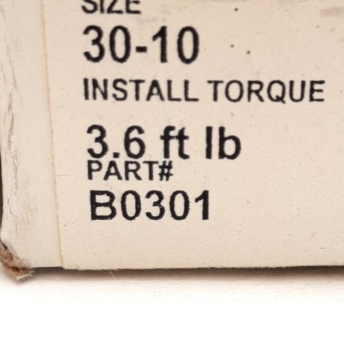 B-LOC B0301 SD10 Series 30-10 Shrink Disc 177-407ft-lbs Torque, 30mm ID, 60mm OD - Picture 2 of 5