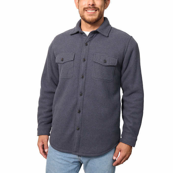 Super Plush Sherpa Lined Jacket Shirt