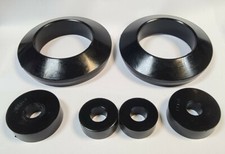 JAGUAR XK8 X100 X308 XJ8 X300 AMORTIGUADOR TRASERO SUSPENSIÓN BUJE AMORTIGUADOR POLY