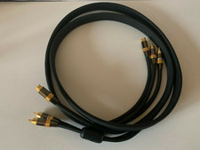 6 ft Signal Direction Flow stereo audio/s-video cable golden plated