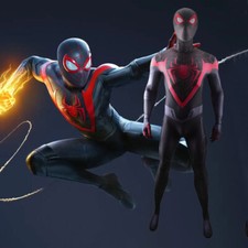 PS5 Miles Morales Spiderman Tuta Spider-Man Costume Cosplay Adulto Bambini