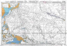 Admiralty 4052 North Pacific Ocean Southwestern Part Map Chart Maritime Marine