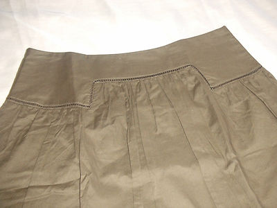 Jupe Somewhere Taille 42 En Coton Kaki - Jamais Portée, Avec étiquettes