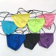 K325 K3251 Mens String Pouch G-Thong Posing Pouch Swimsuit Fabric