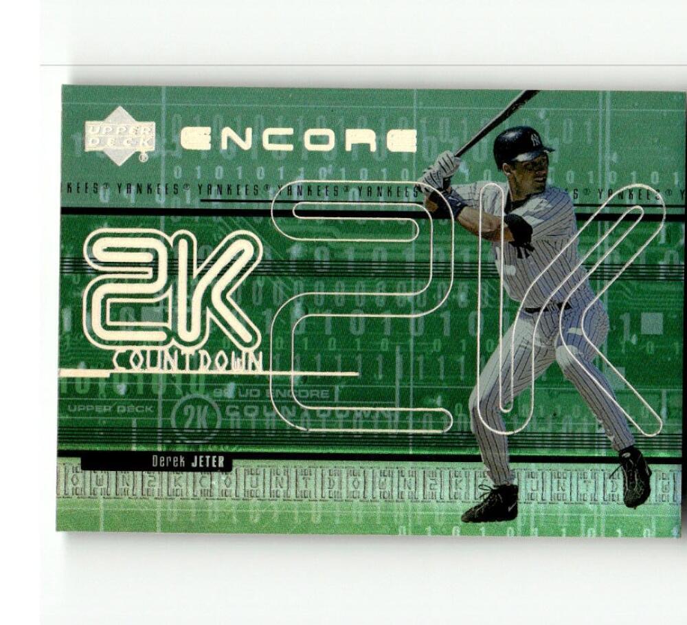 1999 Upper Deck Encore 2K Countdown #2K2 Derek Jeter New York Yankees