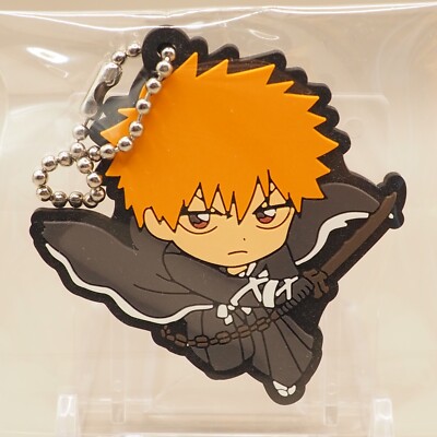Ichigo Kurosaki BLEACH Gummi Maskottchen Schlüsselanhänger Anime Japan T766