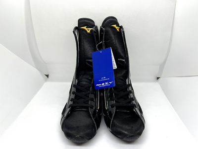 MIZUNO Boxing Shoes Finisher MID Black Black Line Gold 21GA231012