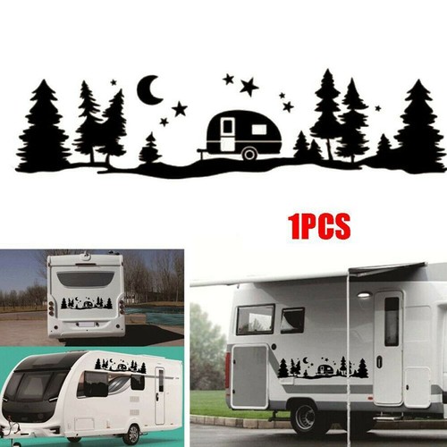 LARGE Mountains Adventure Vinyl Decal Sticker For Camper Van Motorhome Caravan - Picture 4 of 5