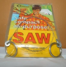 NOS Vintage Coghlan's Safe Compact All-Purpose Wire Saw Camping Hiking 1972