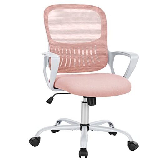 Mid Back Ergonomic Mesh Office Chair for Desk Gaming with Enhanced Comfort-image