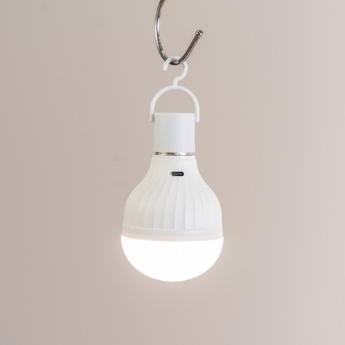 LED Rechargeable Light Bulb ES E27 Timer Function Dimmable Warm Cool Bright USB - Picture 8 of 11