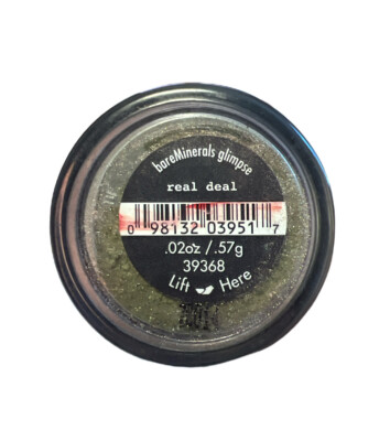 bareMinerals Glimpse REAL DEAL Medium Lemongrass Eyecolor Eye Shadow FS .57g