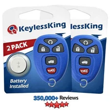 2 Keyless Entry Remote Car Key Fob Control for OUC60270 15912860 M3N5WY8109 Blue