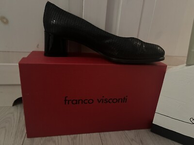 Franco Visconti Pumps Vera Pelle 37,5 Schwarz