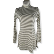 Ultra Flirt Ribbed Striped Dress Small Jrs.
