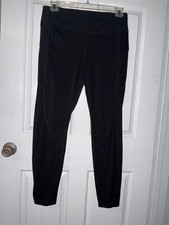 Eileen Fisher Women s Black Size L Pull on Ankle Straight Leg Trouser Pants