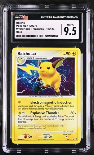 Raichu graded CGC 9.5 for sale on eBay