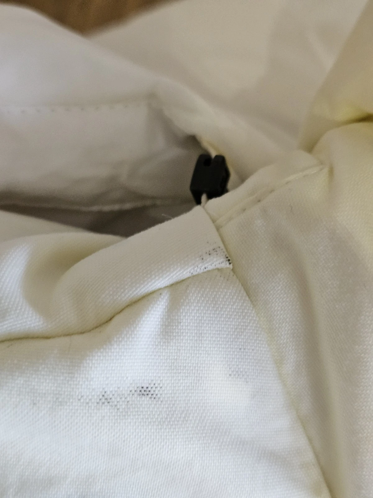 Vintage Nike Allure Down Puffer Vest Women’s XL White Cream Y2K Gilet Hooded - product detail image 4