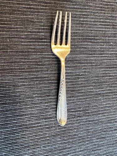 Silver Wheat By Reed and Barton Sterling Silver Baby Fork No Monogram
