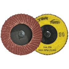 Walter 04A258 2-1/2" Twist Flap Discs Grinding and Finishing Discs 80 Grit 10 pk