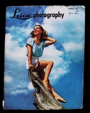 LEICA PHOTOGRAPHY MAGAZINE SUMMER 1952 VINTAGE CAMERA NEWS USE AND ARTICLES