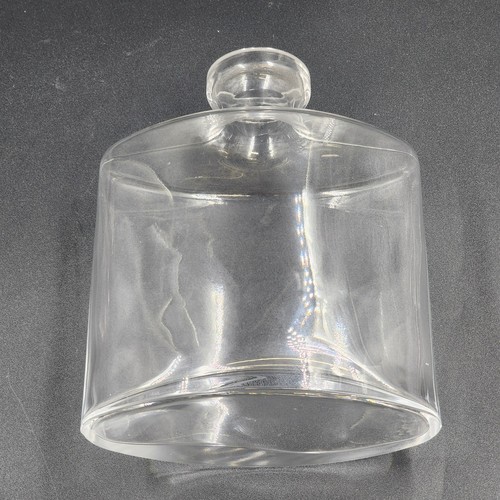 Jarra de licor ovalada de vidrio transparente Waterford con tapón Spirit Barware 6"x3"x9"h - Imagen 13 de 16