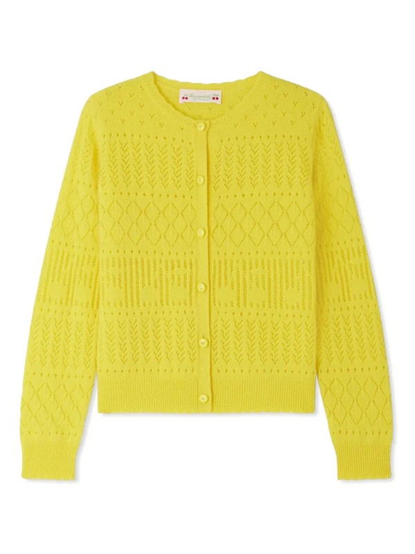 Bonpoint inspired girls light blue wool cardigan size 4