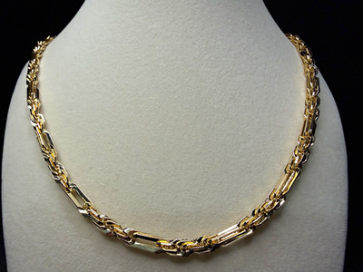 Figarope Milano 24 Zoll 5 mm 14K gestempelt Gold Premium Finish brandneu herausragend!!