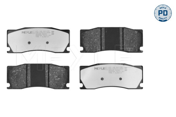 Front MEYLE 025 248 5017/PD Brake Pad Set, disc brake for JAGUAR