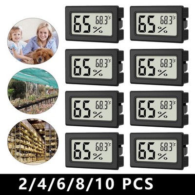5/10/15 x Temperature Humidity Meters Gauge Indoor Fahrenheit ( ) LCD Display