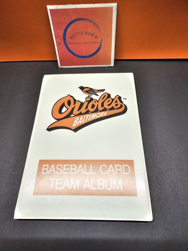 Baltimore Orioles MLB Vintage Baseball Card Team Album With Some Cards