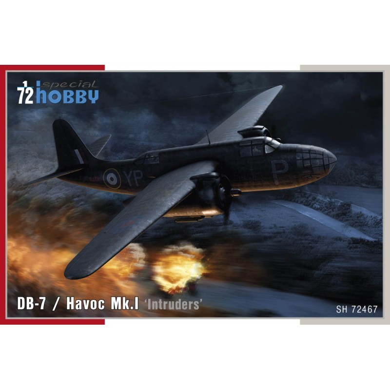Special Hobby 72467 Maquette DB-7 Havoc Mk.I Intruders 1/72 modèle réduit d'avion de chasse