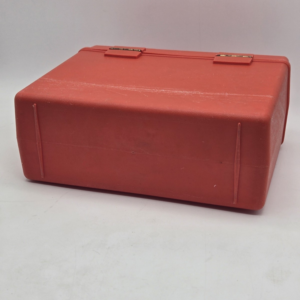 Vintage 1972 Sterling Plastic Letter File Box With Lid Rare 70's
