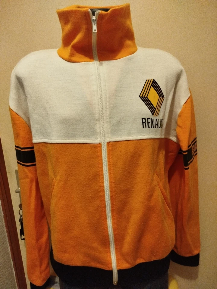 Veste Survêtement Renault Sport Cyclisme Vintage T.XL Tour De France - Photo 1/4