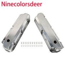 Fabricated Aluminum Tall Valve Covers For 1962-1985 Sbf Ford 289 302 351w