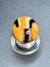 Vintage Marble King Blended Bengal Tiger / Bumblebee Rainbow Marble 0.629  