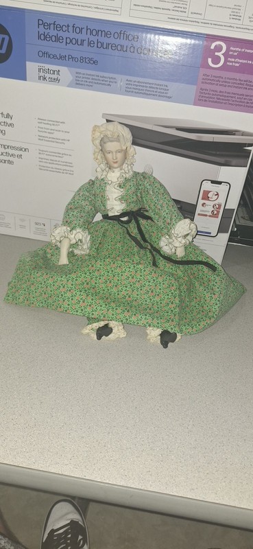  Antique/vintage victorian porcelain doll Very Cool Looking 