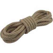 Corde polychanvre naturelle toronné 16mm PP 10-50m - fabriqué en Allemagne