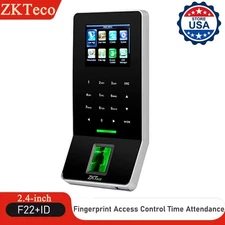 ZKTeco F22 Fingerprint ID Card Biometric Employee Time Clock Attendance Device