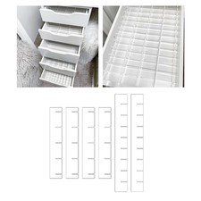 6 Pieces Drawer Dividers Organizer, Drawer Separators Adjustable Keep Tidy