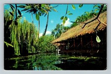 Honolulu HI-Hawaii, The Willows, Restaurant, Advertising, c1960Postcard