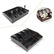 Caja registradora 31,8*27*6 cm bandeja de dinero caja de almacenamiento cajón de dinero