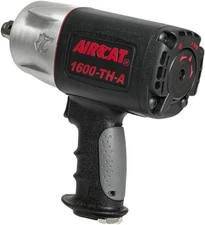 AirCat 1600-TH-A 3/4" Drive Composite Impact Wrench Medium Black & Silver