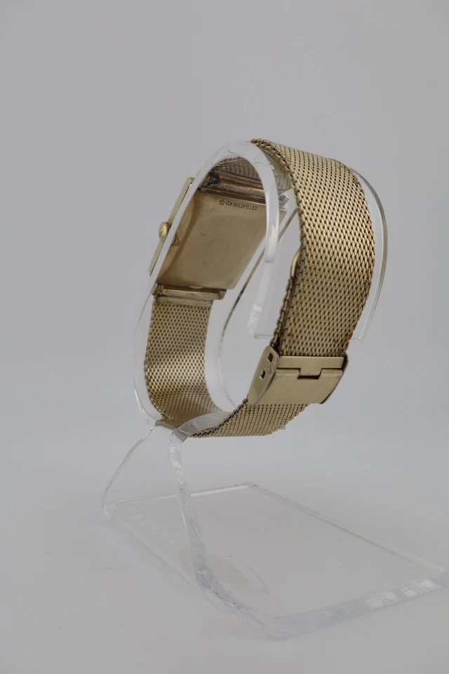 Vintage 1950s Longines Tuxedo 10KGF Manual-Wind Men's Watch - Working - Image 4 of 4