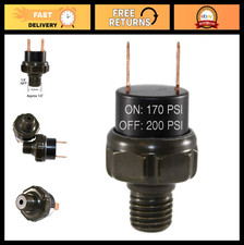 170-200 PSI Air Pressure Switch Tank Mount 1/4" NPT 12V/24V for Train Horns/Air