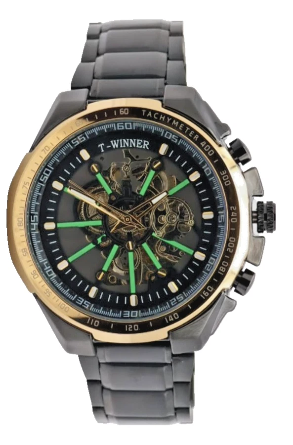 OROLOGIO GIOIELLO DA Uomo Vintage Bulova Insolito Alette Automatico A